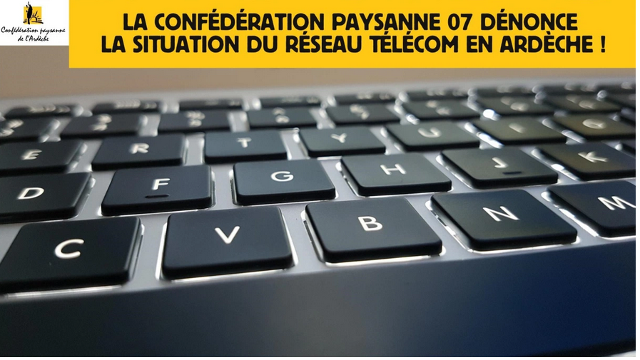 Situation des réseaux Telecom en Ardèche: la Conf’07 écrit au Conseil Départemental
