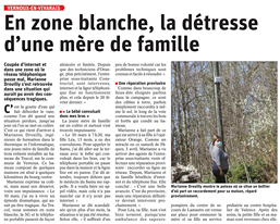 En zone blanche, la détresse d’une mère de famille